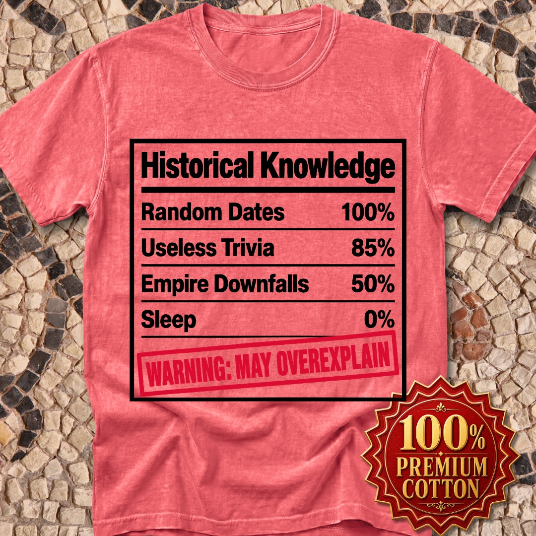 Historical Knowledge Facts Premium Tee