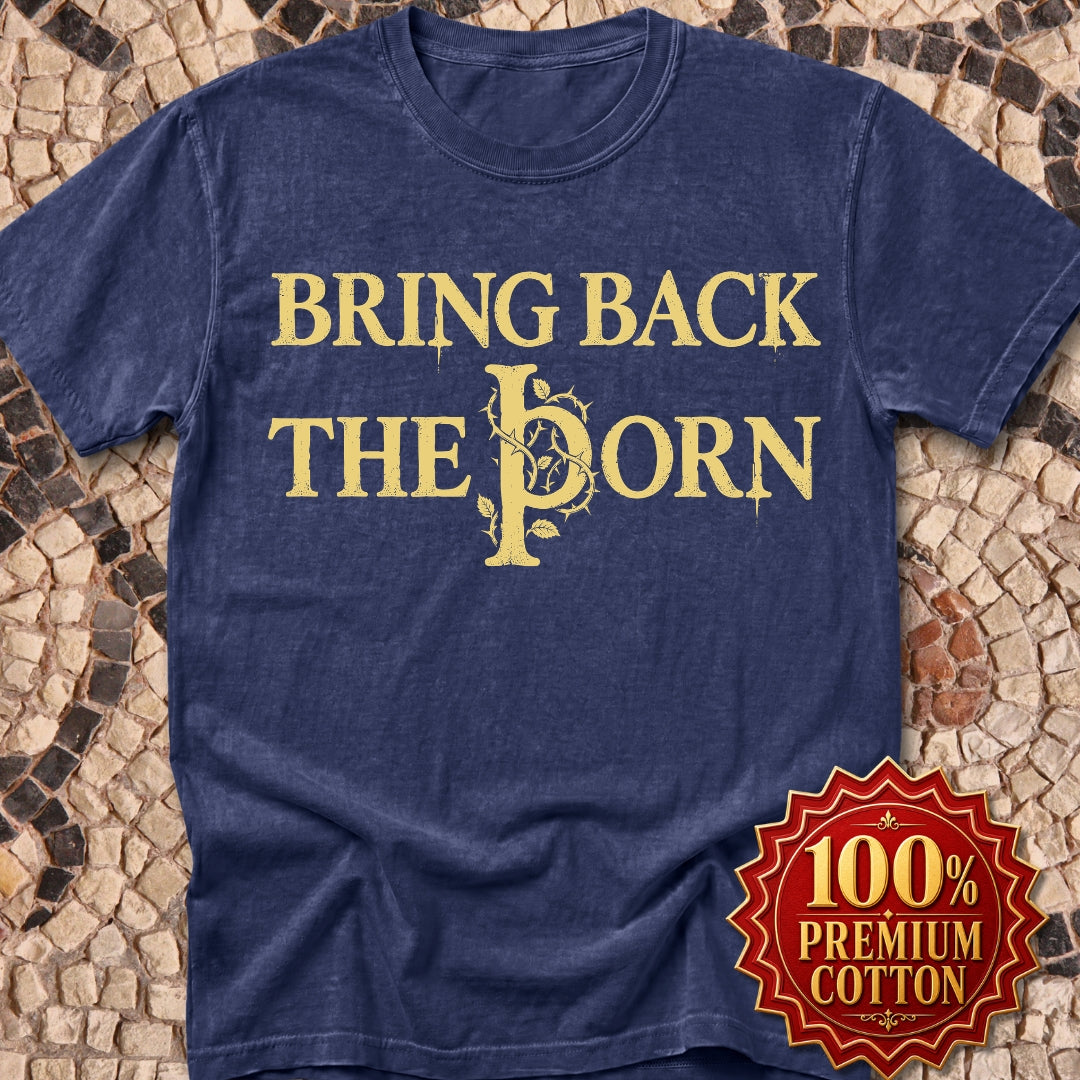 Bring Letter Thorn Back Premium Tee
