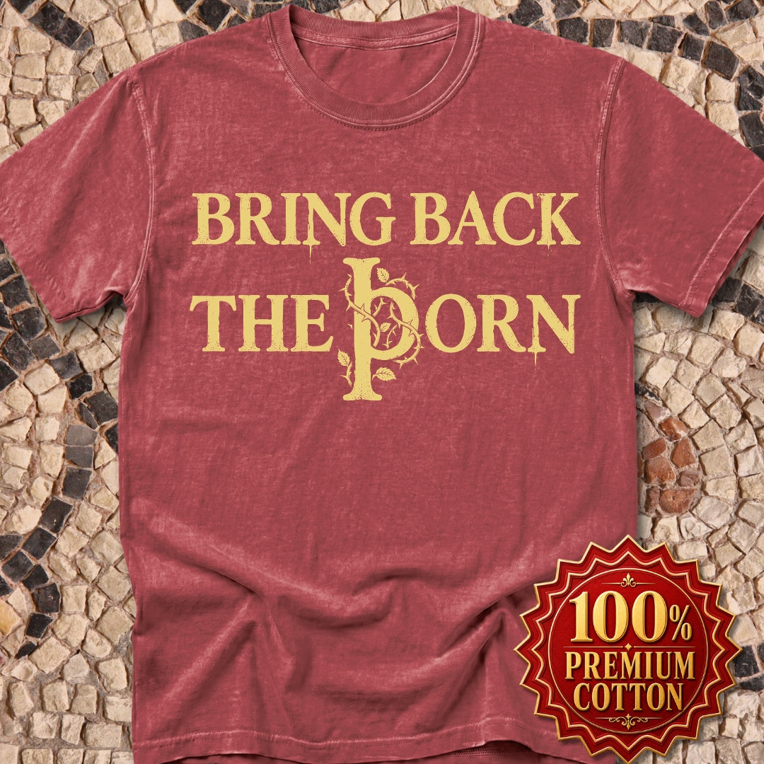 Bring Letter Thorn Back Premium Tee