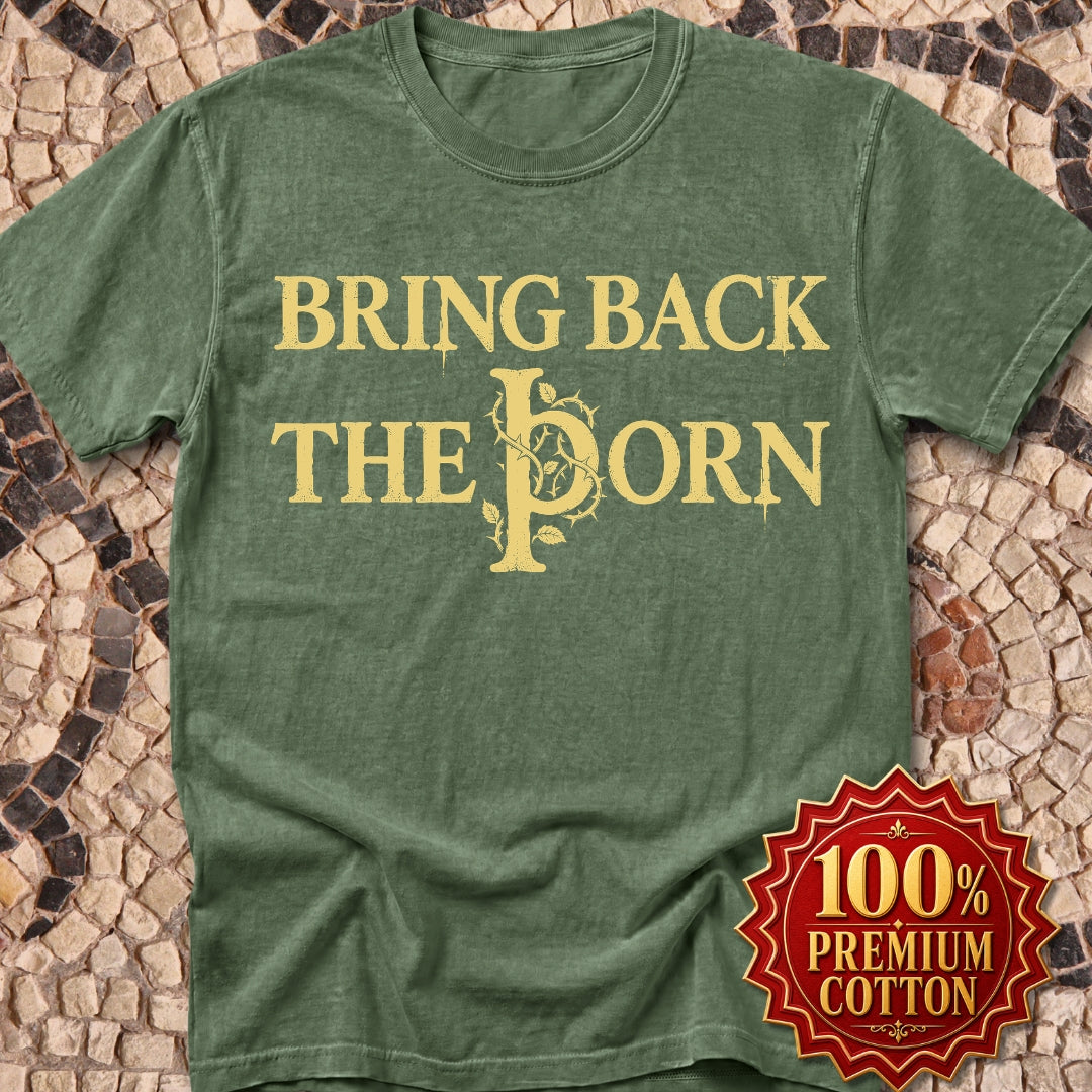 Bring Letter Thorn Back Premium Tee