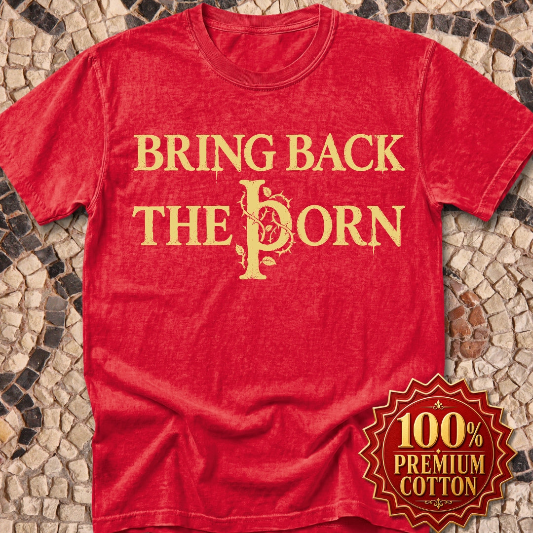 Bring Letter Thorn Back Premium Tee