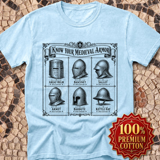 Medieval Armor Helmets Premium Tee