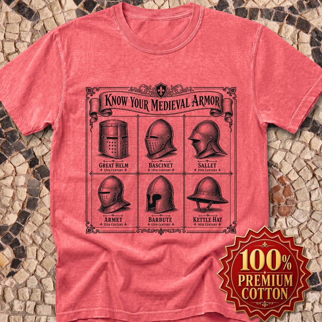 Medieval Armor Helmets Premium Tee