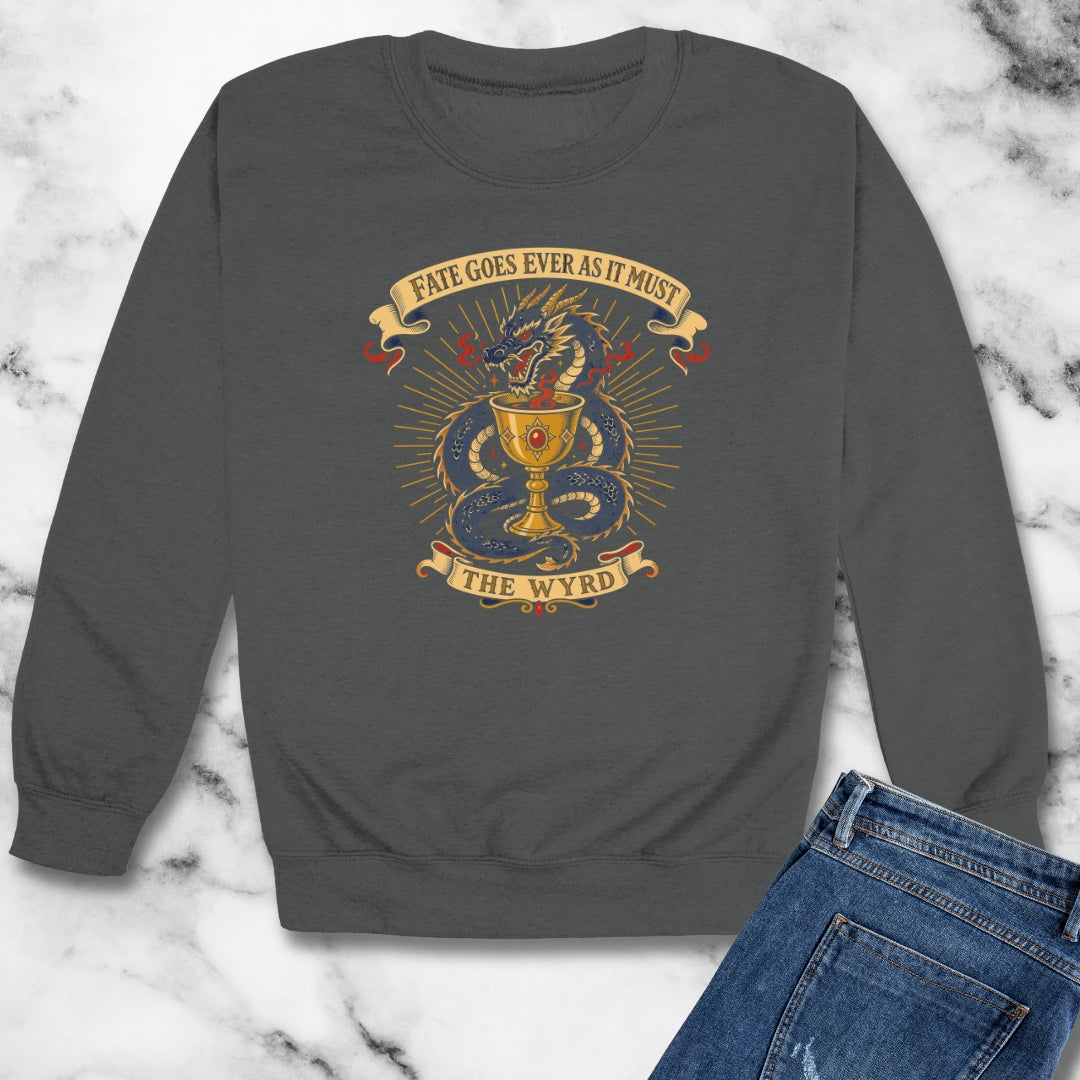 Fate Goes As Must The Wyrd Unisex Heavy Crewneck Sweatshirt