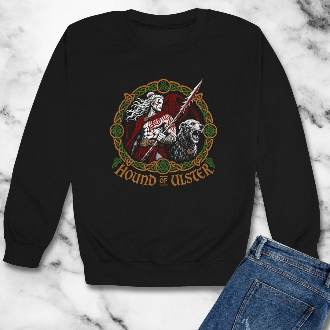 Hound of Ulster Cu Chulainn Unisex Heavy Crewneck Sweatshirt