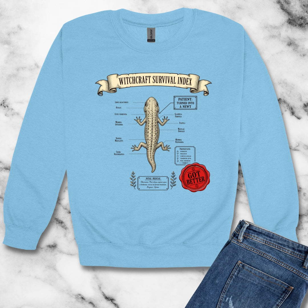 Turned into a Newt but Got Better Unisex Heavy Crewneck Sweatshirt