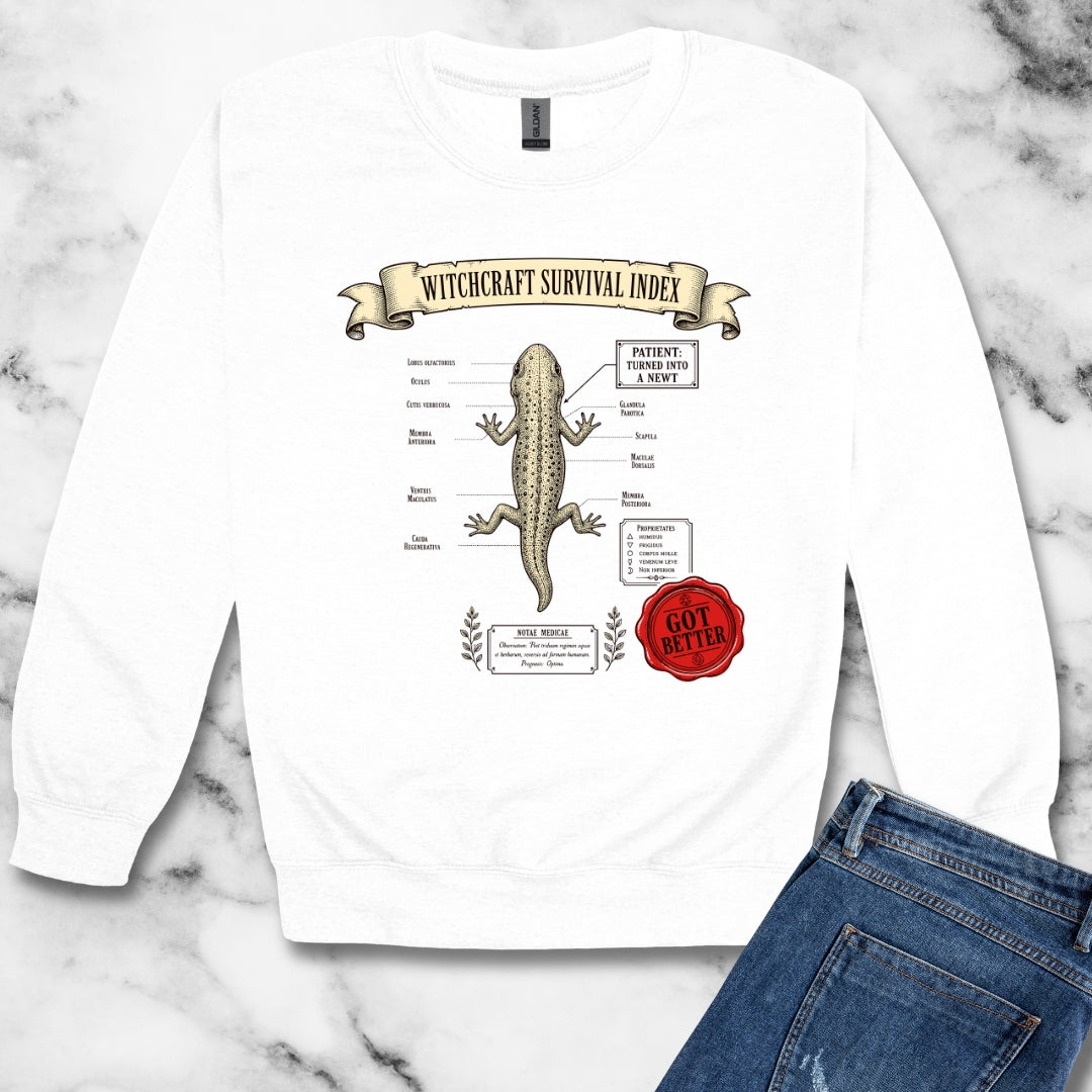 Turned into a Newt but Got Better Unisex Heavy Crewneck Sweatshirt