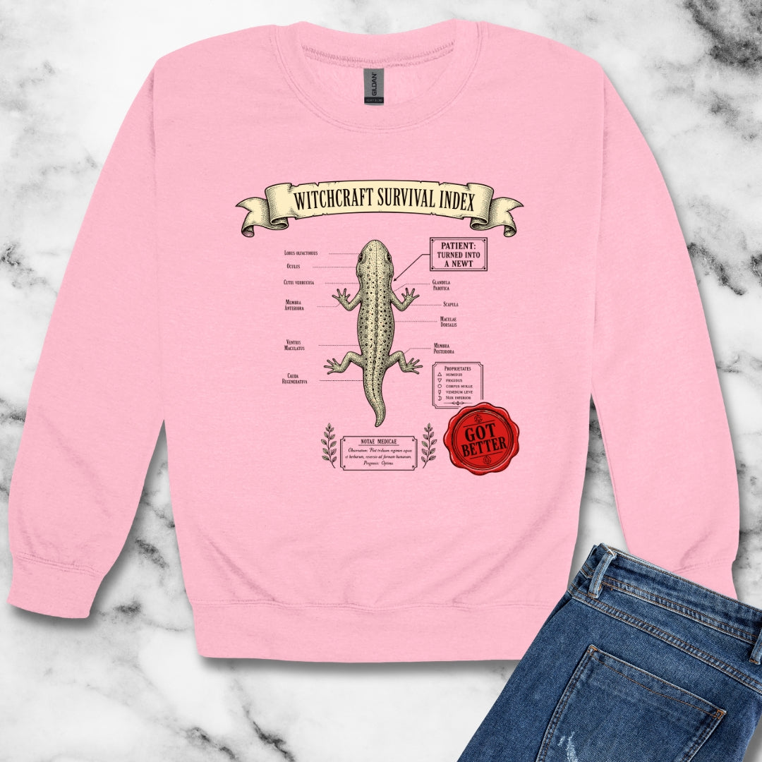 Turned into a Newt but Got Better Unisex Heavy Crewneck Sweatshirt