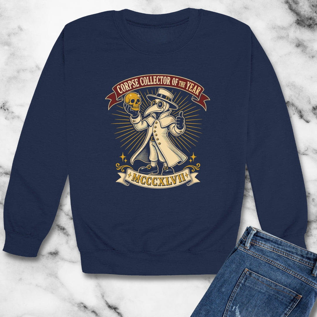 Plague Doctor Collector of the Year Unisex Heavy Crewneck Sweatshirt