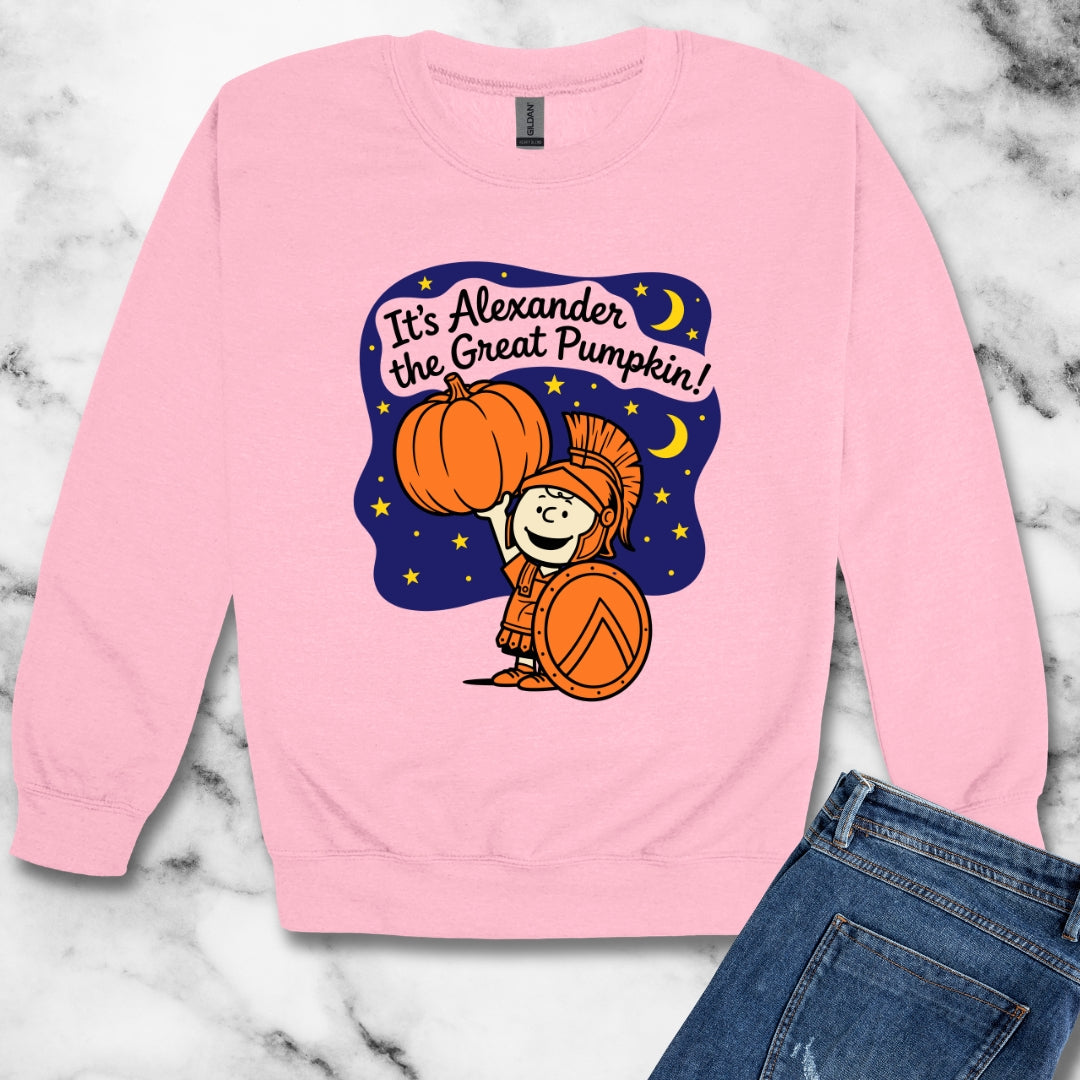 It's Alexander the Great Pumpkin! Unisex Heavy Crewneck Sweatshirt