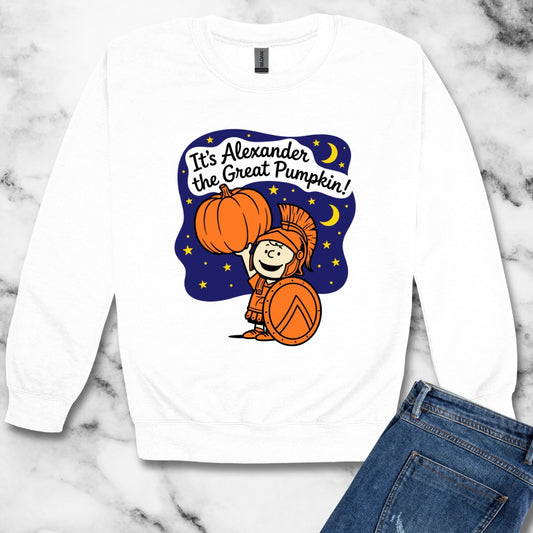 It's Alexander the Great Pumpkin! Unisex Heavy Crewneck Sweatshirt