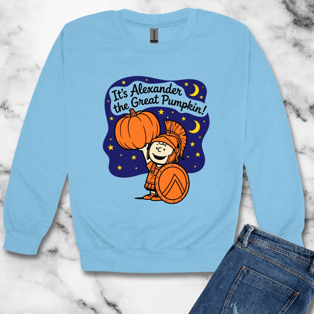 It's Alexander the Great Pumpkin! Unisex Heavy Crewneck Sweatshirt