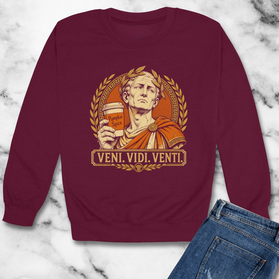 Caesar Venti Pumpkin Spice Unisex Heavy Crewneck Sweatshirt