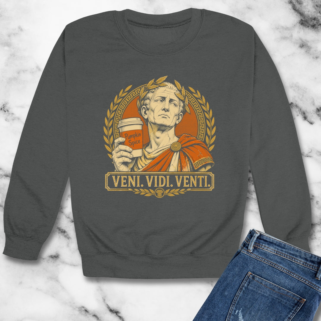 Caesar Venti Pumpkin Spice Unisex Heavy Crewneck Sweatshirt