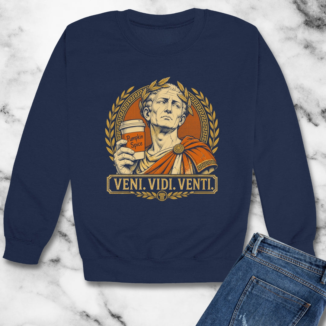Caesar Venti Pumpkin Spice Unisex Heavy Crewneck Sweatshirt