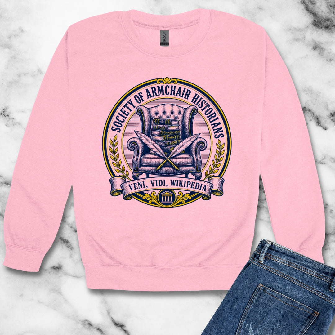 Society of Armchair Historians Unisex Heavy Crewneck Sweatshirt