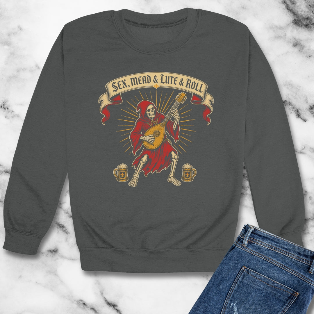 Sex Mead Lute and Roll Unisex Heavy Crewneck Sweatshirt
