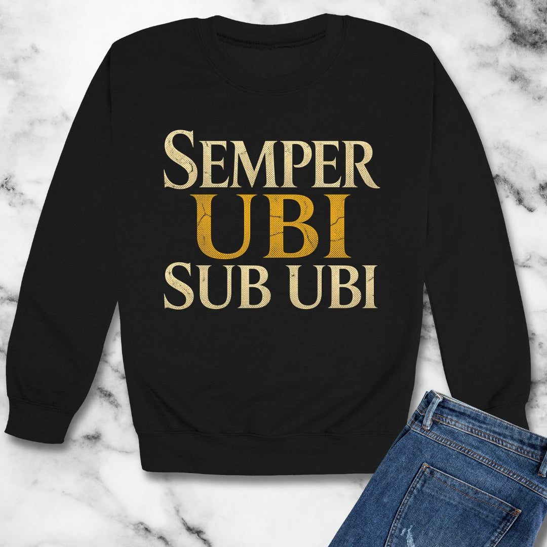 Ubi Sub Ubi Wear Underwear Unisex Heavy Crewneck Sweatshirt