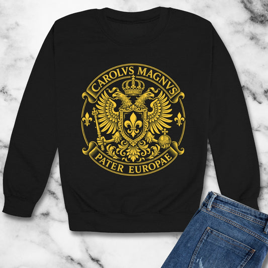 Charlemagne Father of Europe Unisex Heavy Crewneck Sweatshirt