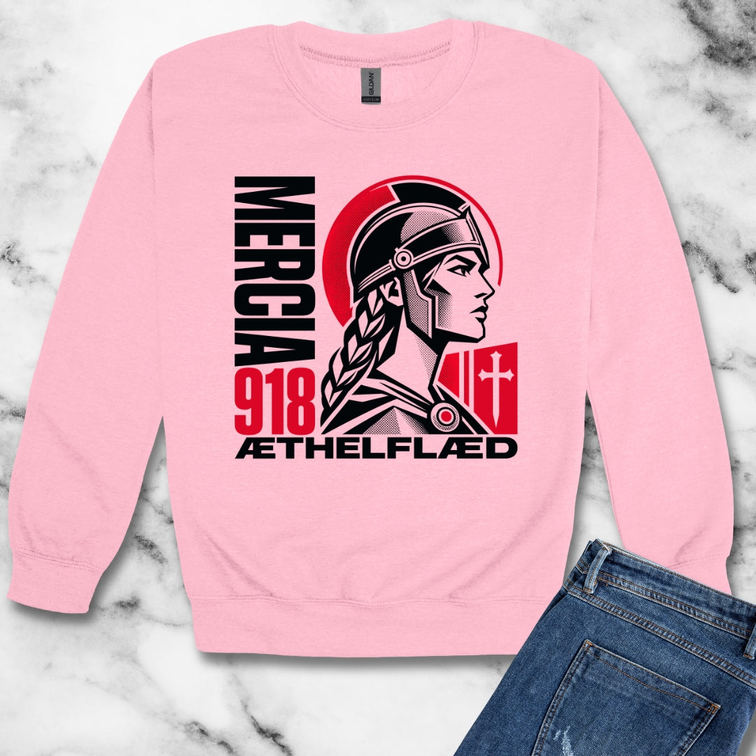 Aethelflaed Queen of Mercia Unisex Heavy Crewneck Sweatshirt