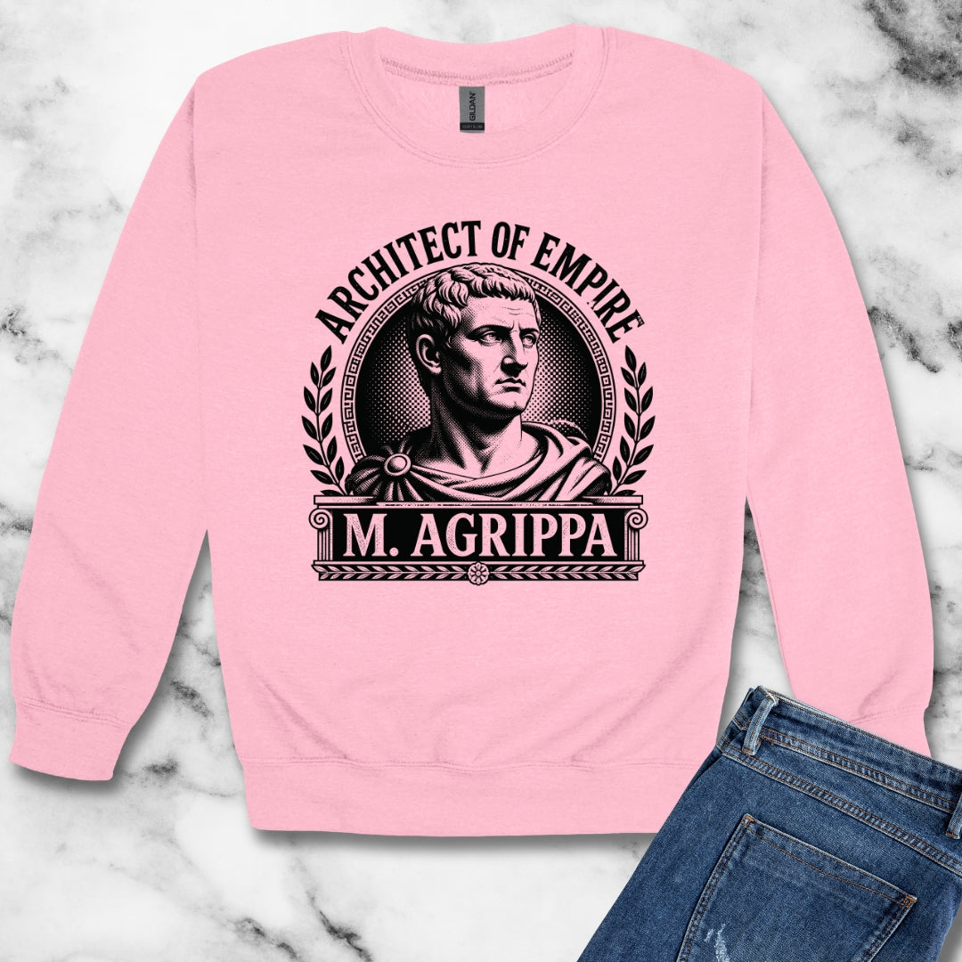 Marcus Agrippa Architect of Empire Unisex Heavy Crewneck Sweatshirt