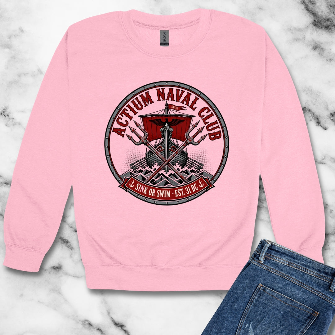 Actium Naval Club Unisex Heavy Crewneck Sweatshirt