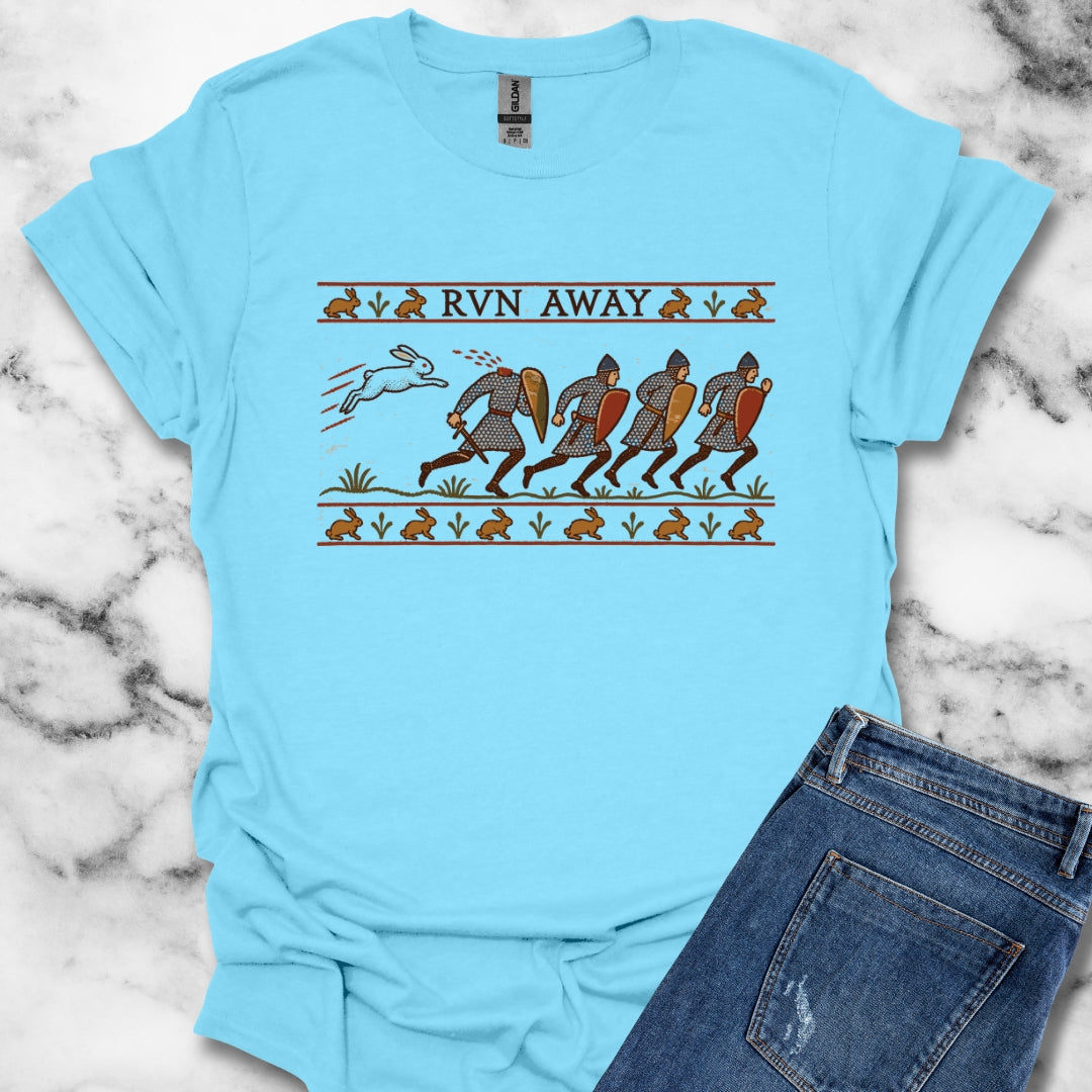Run Away Killer Rabbit Holy Grail T-Shirt