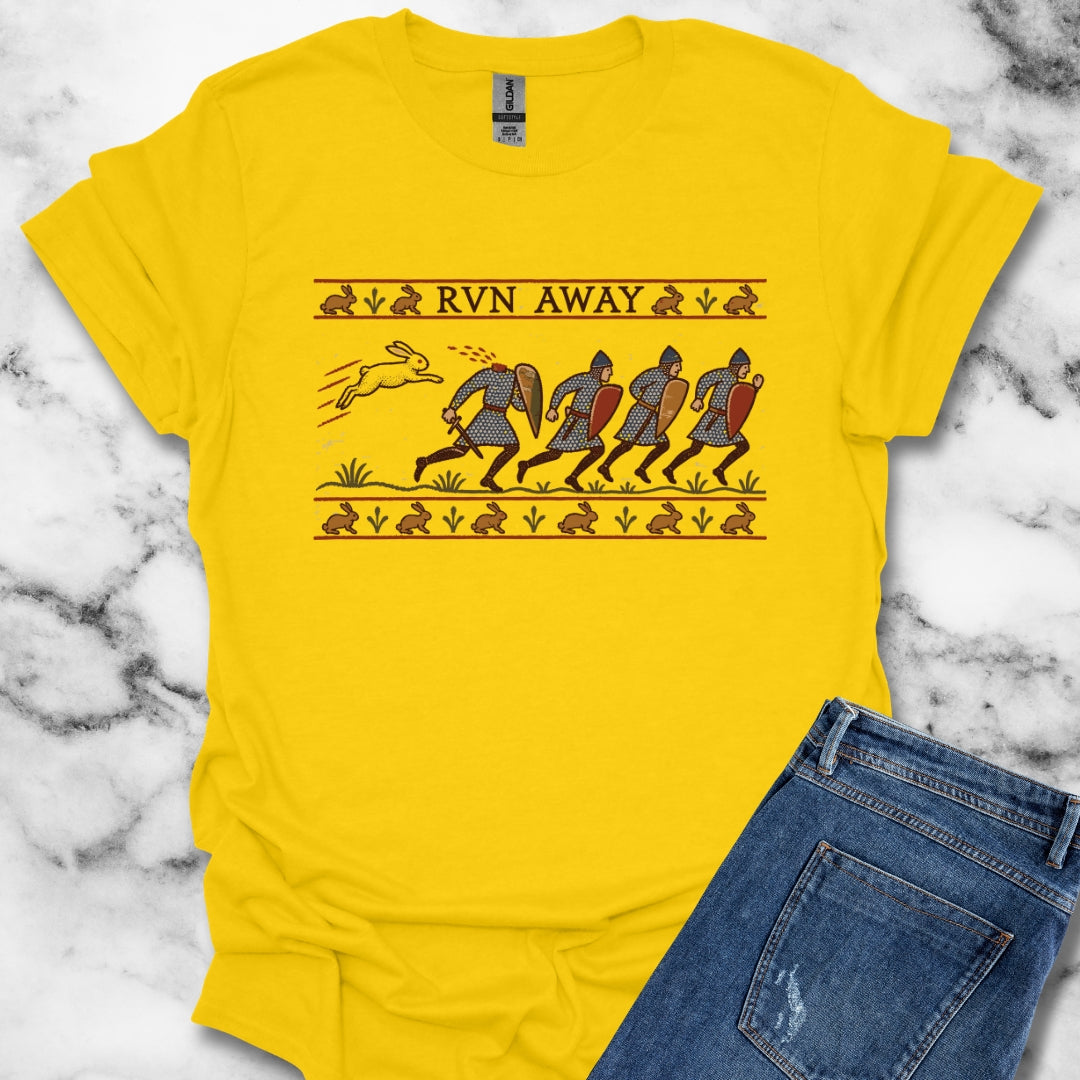 Run Away Killer Rabbit Holy Grail T-Shirt