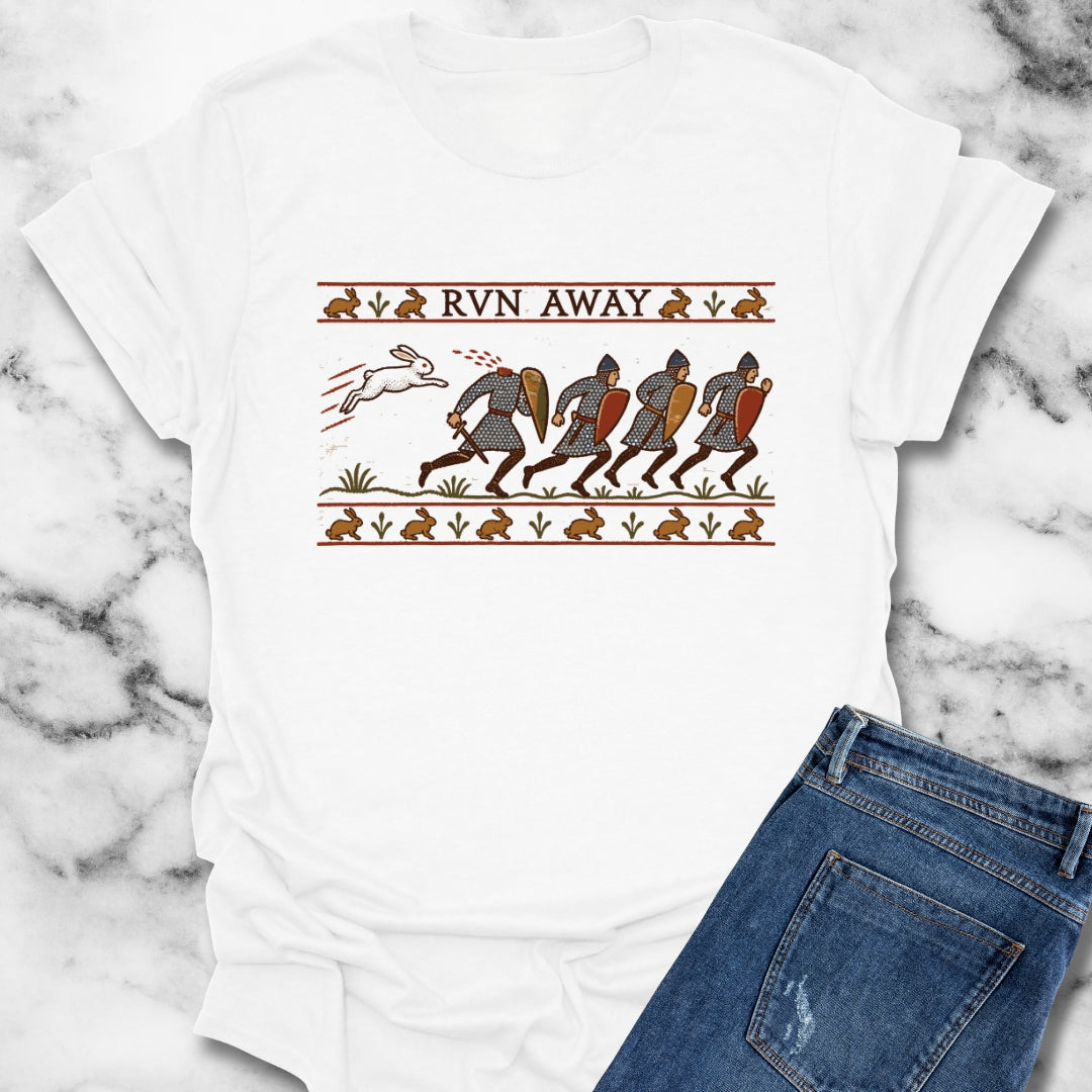 Run Away Killer Rabbit Holy Grail T-Shirt