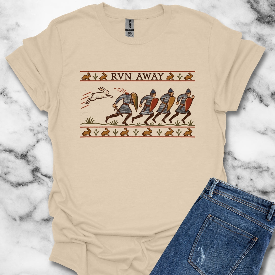 Run Away Killer Rabbit Holy Grail T-Shirt