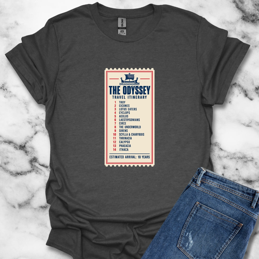 Odyssey Travel Itinerary T-Shirt