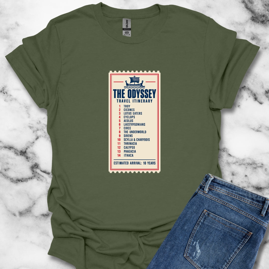 Odyssey Travel Itinerary T-Shirt