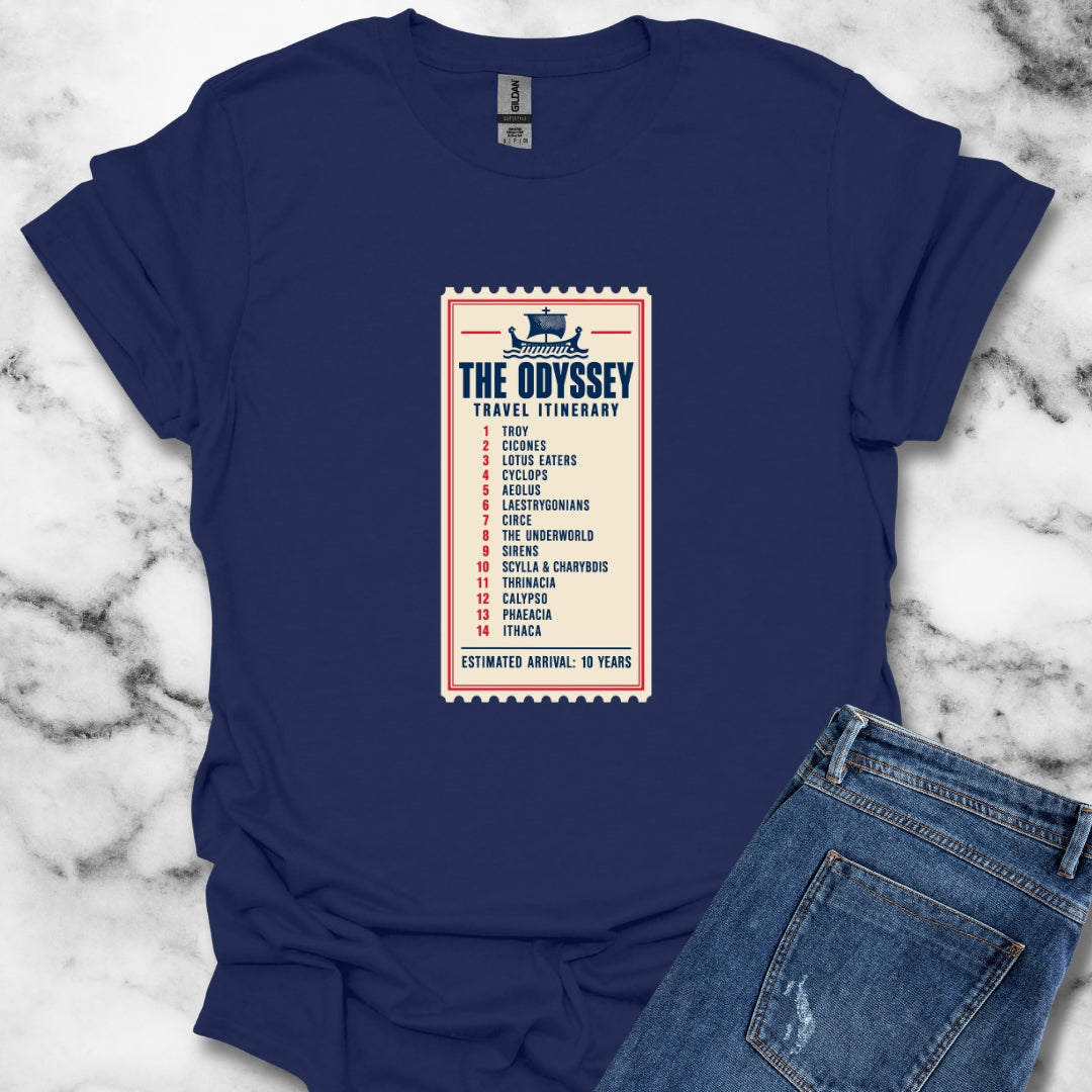 Odyssey Travel Itinerary T-Shirt