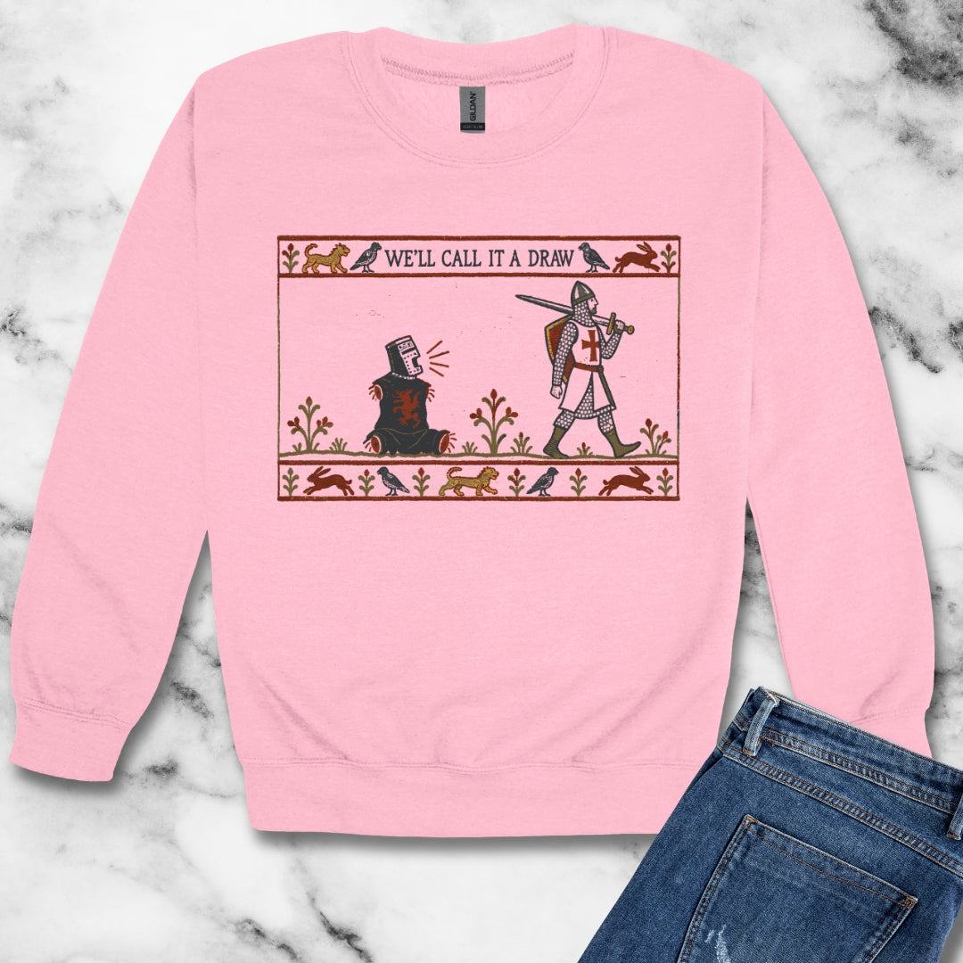 Black Knight Holy Grail Quote Unisex Heavy Crewneck Sweatshirt