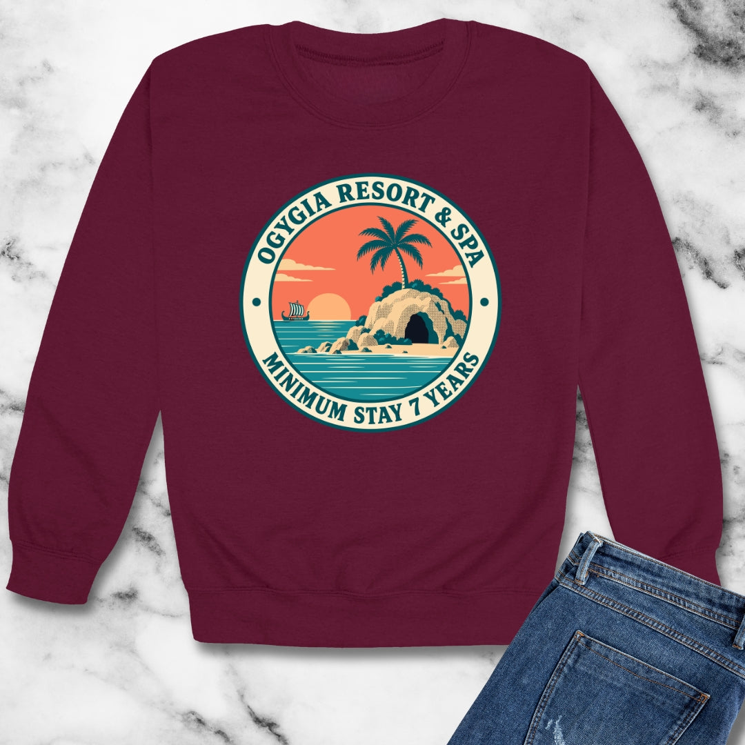 Ogygia Resort & Spa Unisex Heavy Crewneck Sweatshirt