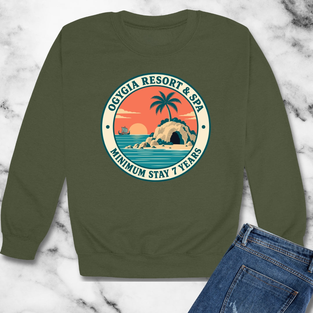 Ogygia Resort & Spa Unisex Heavy Crewneck Sweatshirt