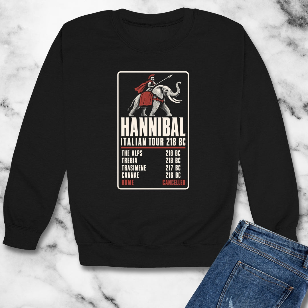 Hannibal Italian Tour Unisex Heavy Crewneck Sweatshirt