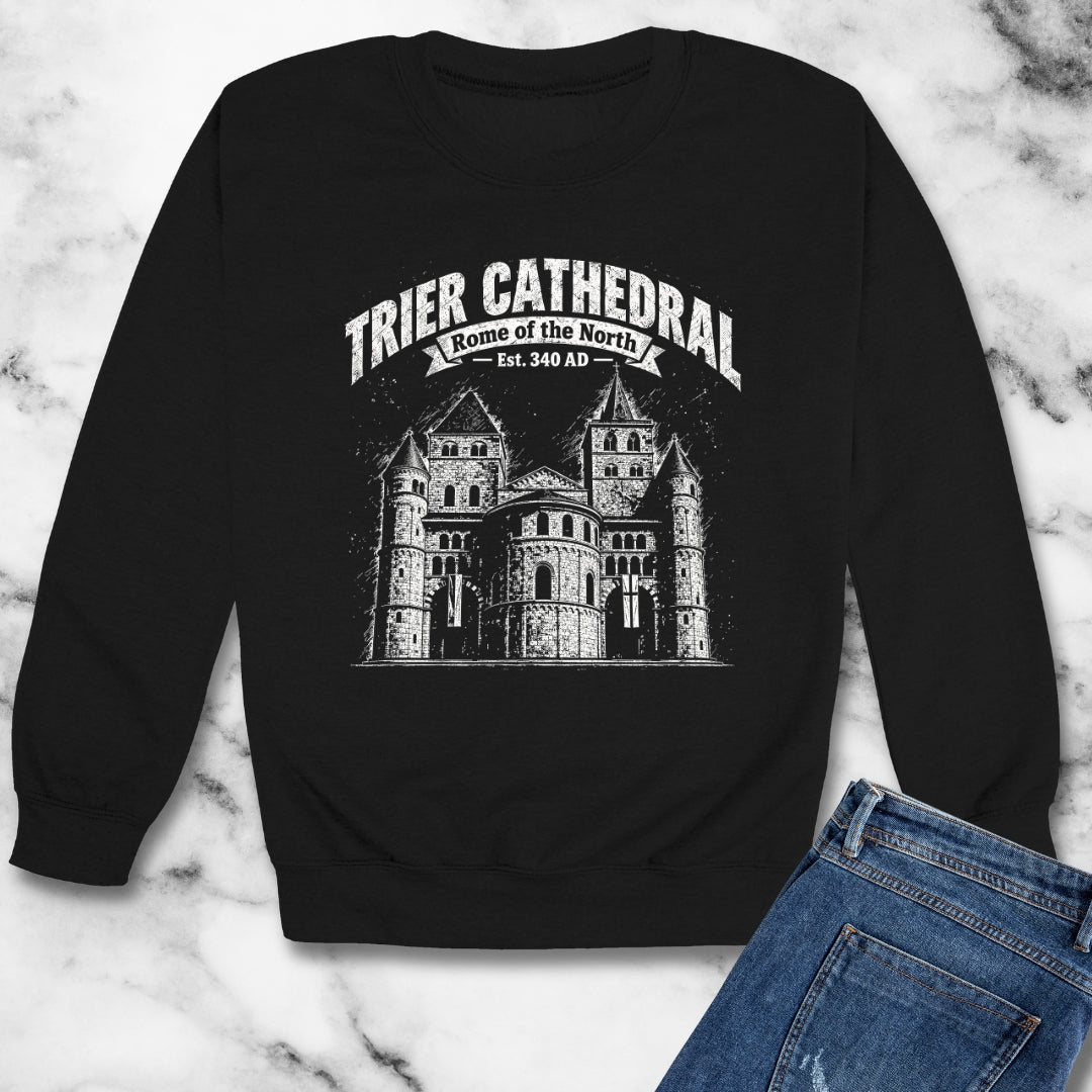 Rome of the North Trier Cathedral Unisex Heavy Crewneck Sweatshirt