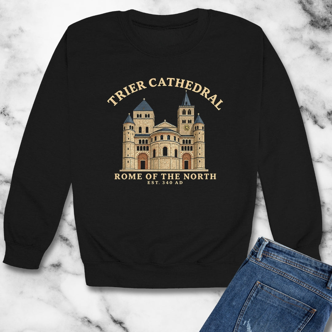 Trier Cathedral Rome of the North Unisex Heavy Crewneck Sweatshirt