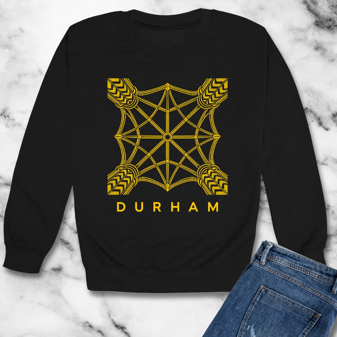 Durham Cathedral Vaulted Ceiling Unisex Heavy Crewneck Sweatshirt