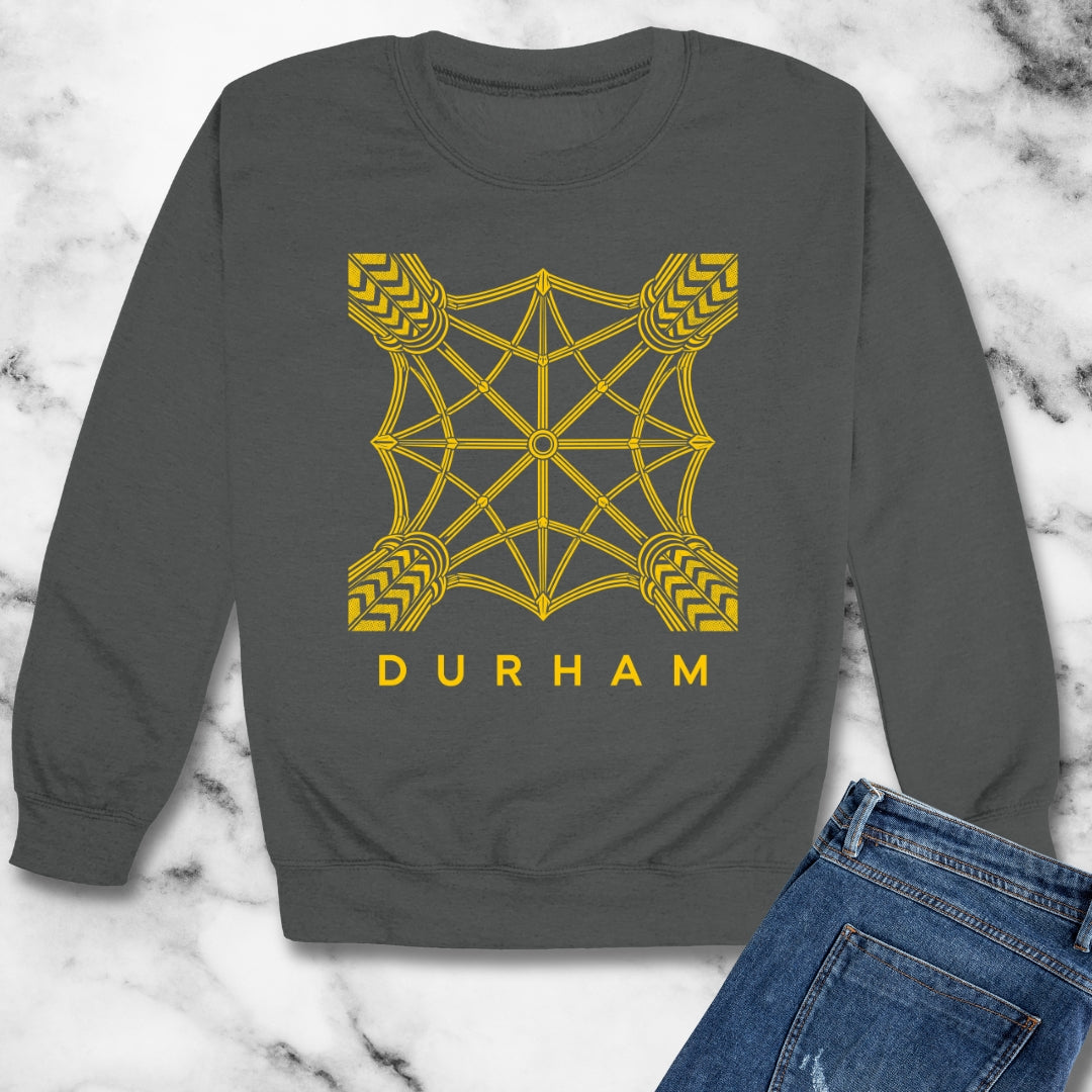 Durham Cathedral Vaulted Ceiling Unisex Heavy Crewneck Sweatshirt