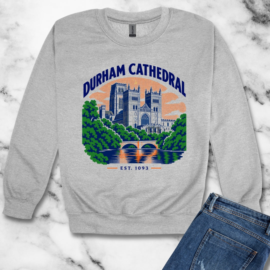 Durham Cathedral Unisex Heavy Crewneck Sweatshirt