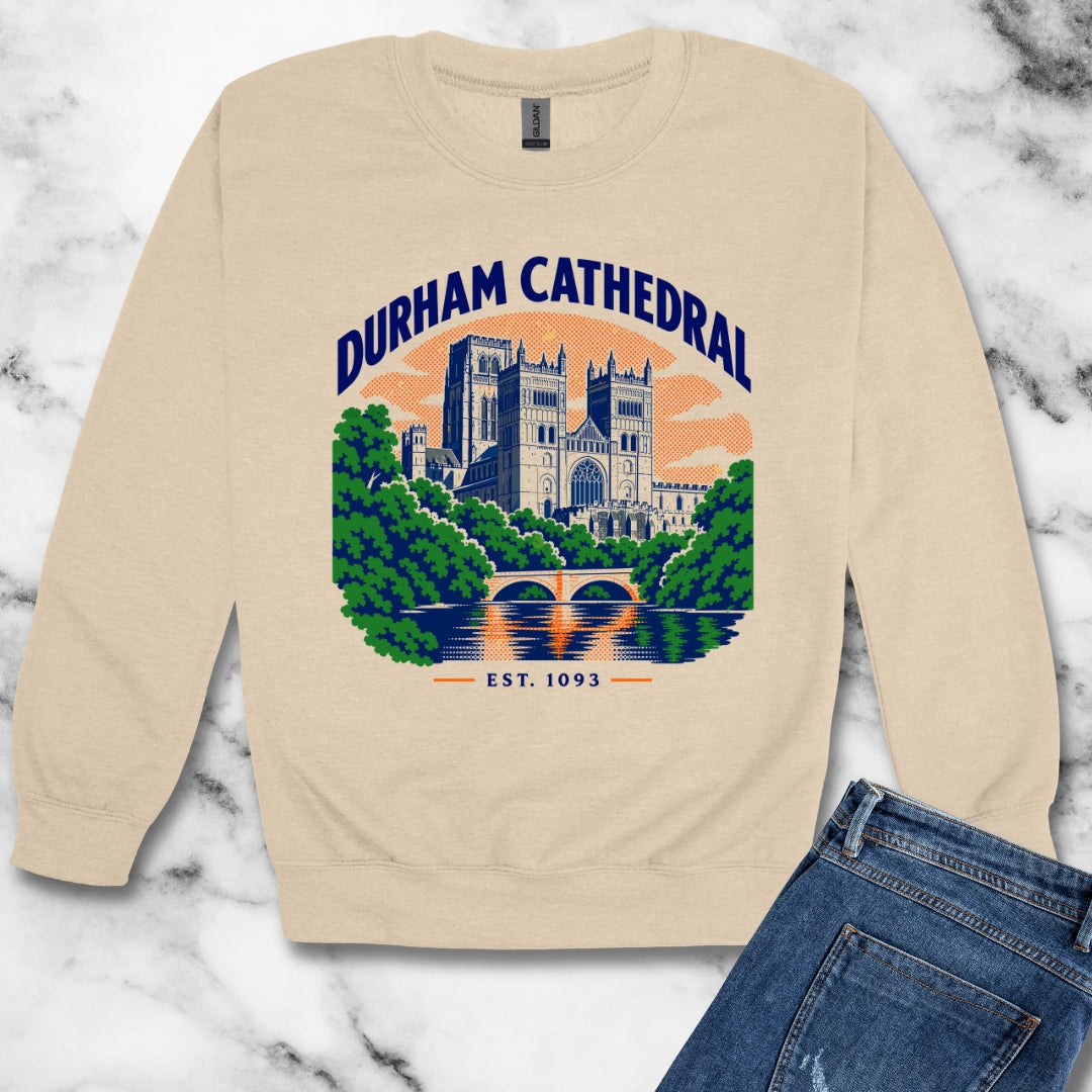Durham Cathedral Unisex Heavy Crewneck Sweatshirt