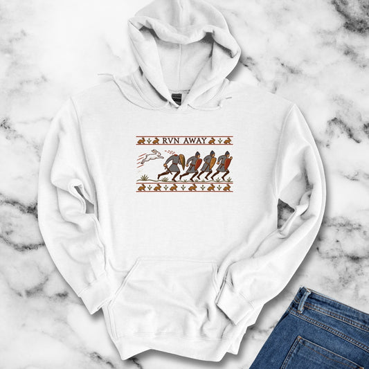Run Away Killer Rabbit Holy Grail Hoodie