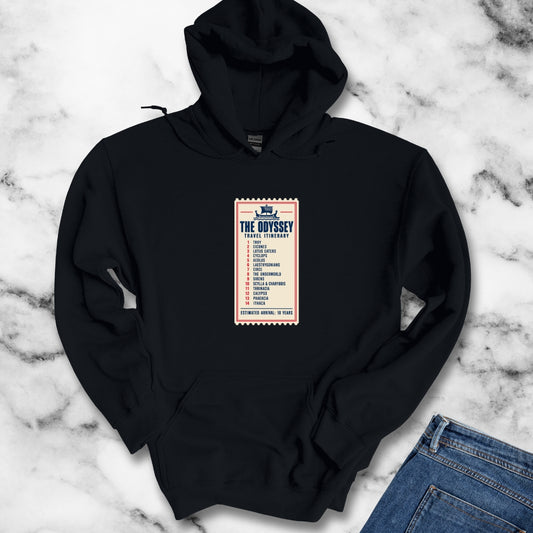 Odyssey Travel Itinerary Hoodie