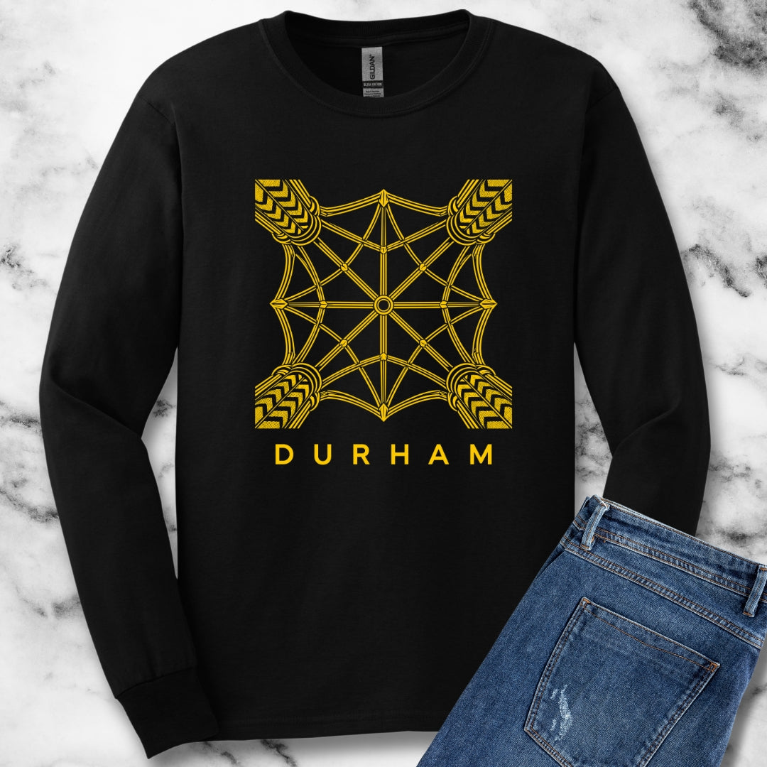 Durham Cathedral Vaulted Ceiling Unisex Long Sleeve Tee