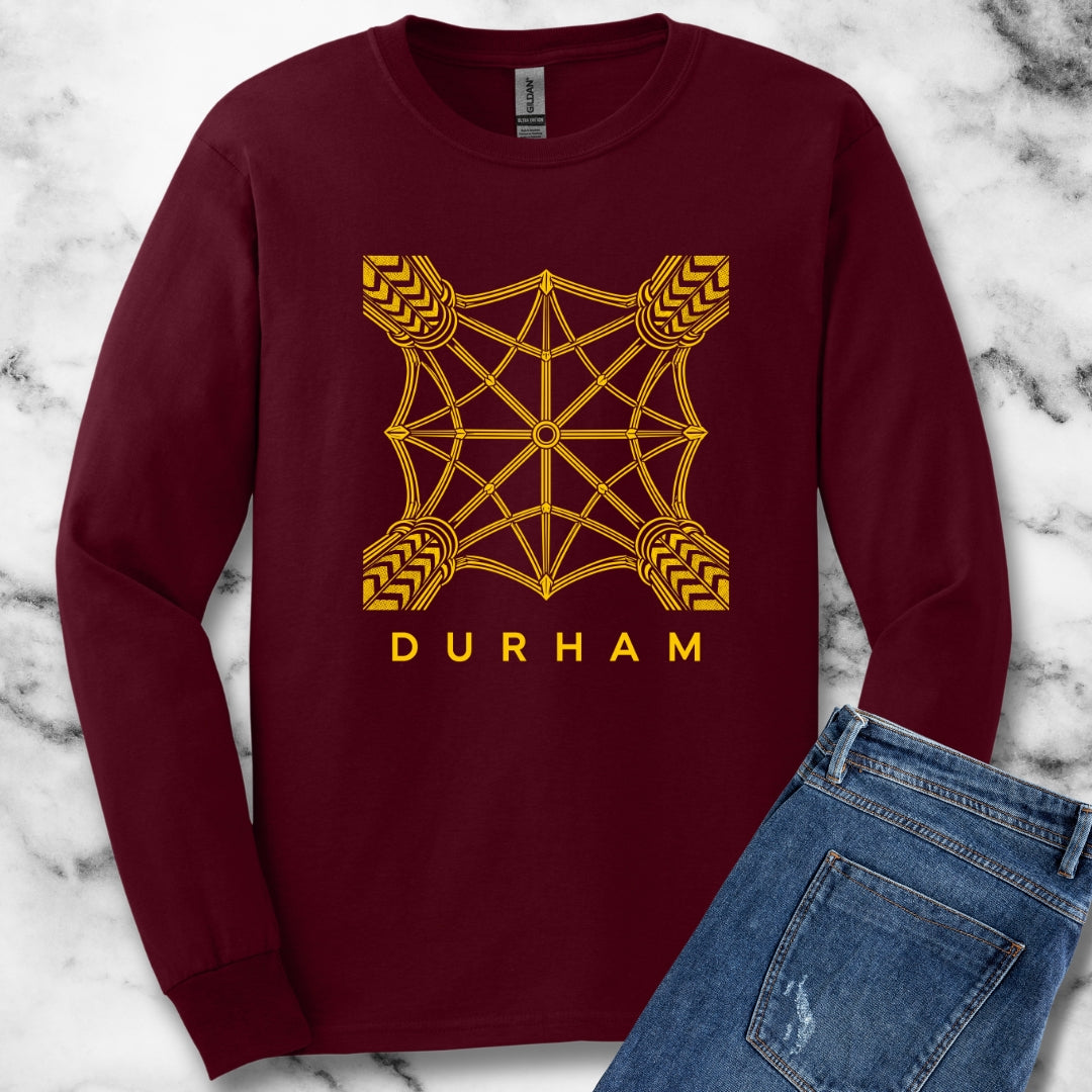 Durham Cathedral Vaulted Ceiling Unisex Long Sleeve Tee