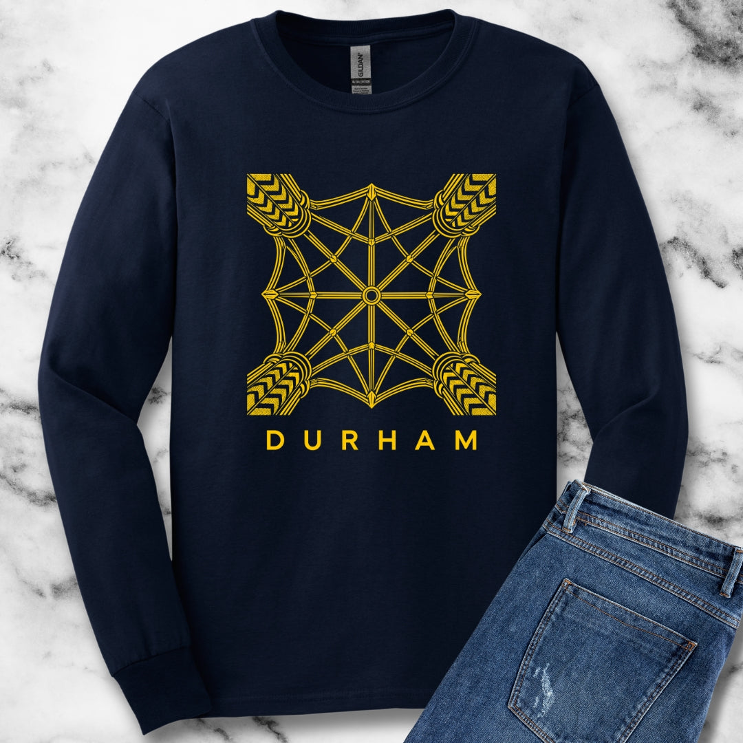 Durham Cathedral Vaulted Ceiling Unisex Long Sleeve Tee