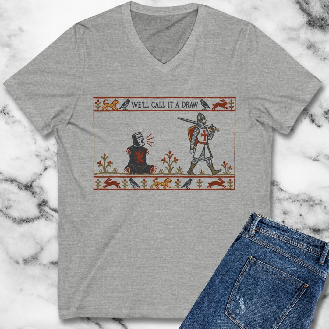 Black Knight Holy Grail Quote V-neck