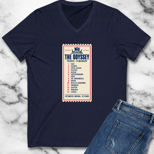 Odyssey Travel Itinerary V-Neck